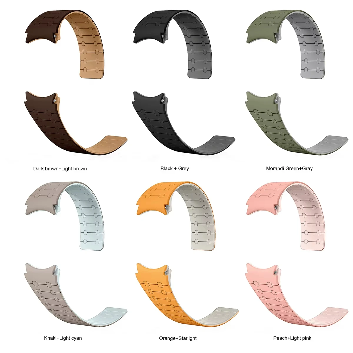 Enhanced Silicone Sport Strap with Magnetic Closure
