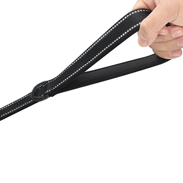 30/45/60cm Dog Leash Short Dogs Leash Nylon Leashes for Large Dog Walking With Zinc Alloy Lock Lockable 360 Degree Rotation 5