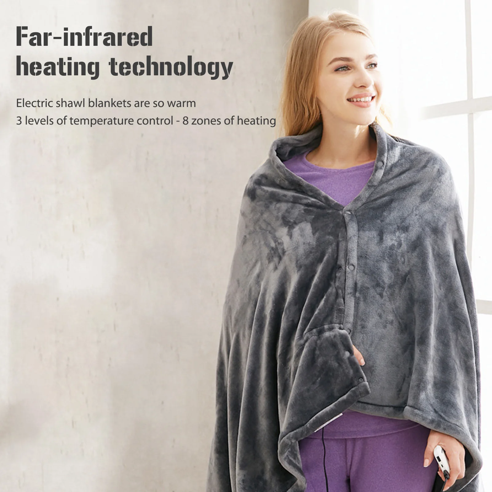 Electric Heating Plush Throw Blanket Usb Heated Warm Shawl Heated Cape  Heating Lap Blanket Coral Flannel Heated Blanket Gift - AliExpress