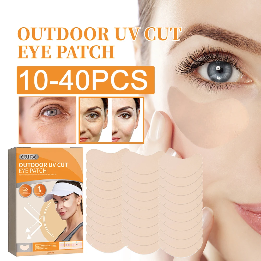 1040pcs UV Stickers For Sunscreen Outdoor Cut Eye Patch For Skin