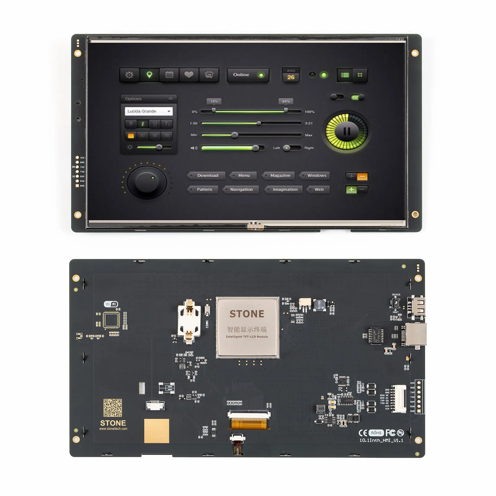 SCBRHMI Enhanced Series HMI RTP LCD Display 10.1