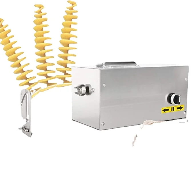 s Potato Sticks Chips Machine Spiral Potato Slicer Manual French Fries Cutter