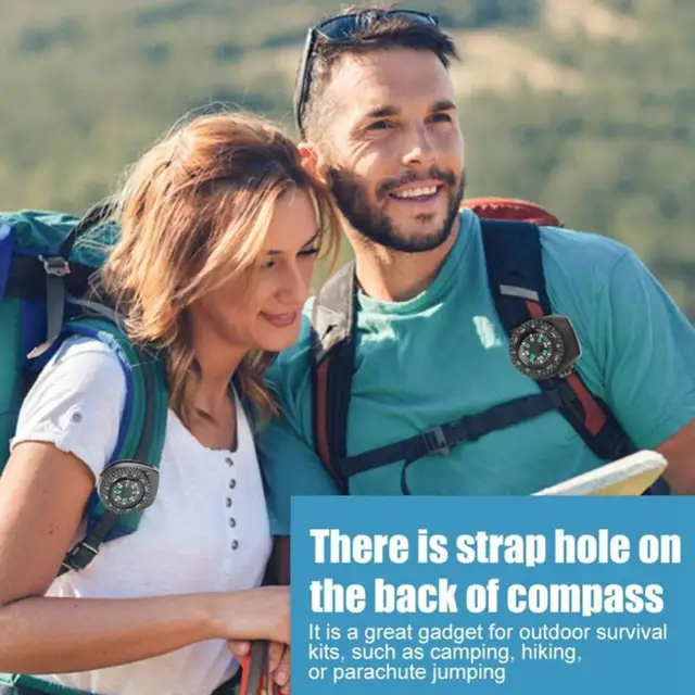 Portable Outdoor Hiking & Orienteering Compass 6