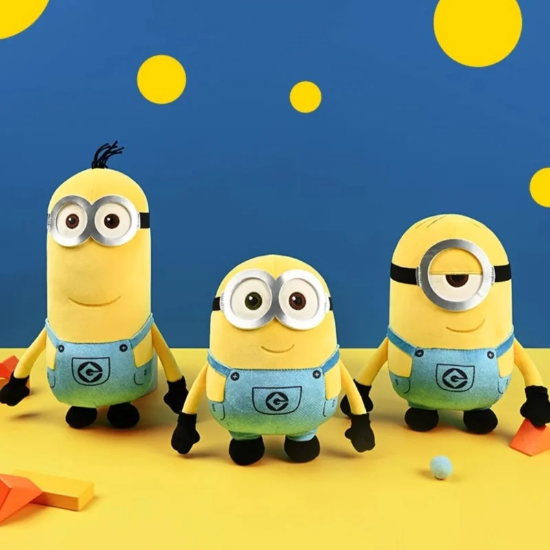 Cute Minions Movie Characters Yellow Plush Toys Bob Stuart Soft Dolls Toys & Hobbies Christmas Birthday Gifts For Kids