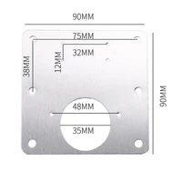 ชุดซ่อมบานพับตู้และเฟอร์นิเจอร์ - แผ่นยึดสแตนเลสสำหรับเสริมประตู ขายส่ง สำหรับซ่อมแซมประตูที่หย่อนหรือหลวม 5