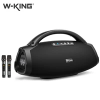 W-KING Portable Bluetooth Speakers 200W RMS, Massive Bass Party Boombox IPX7 Waterproof Speaker Large Loud Outdoor, With 2 Mic 1
