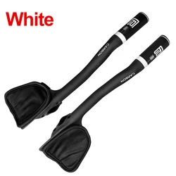Aero Carbon Fiber Road Bicycle Handlebar with Matte Finish (WHITE)