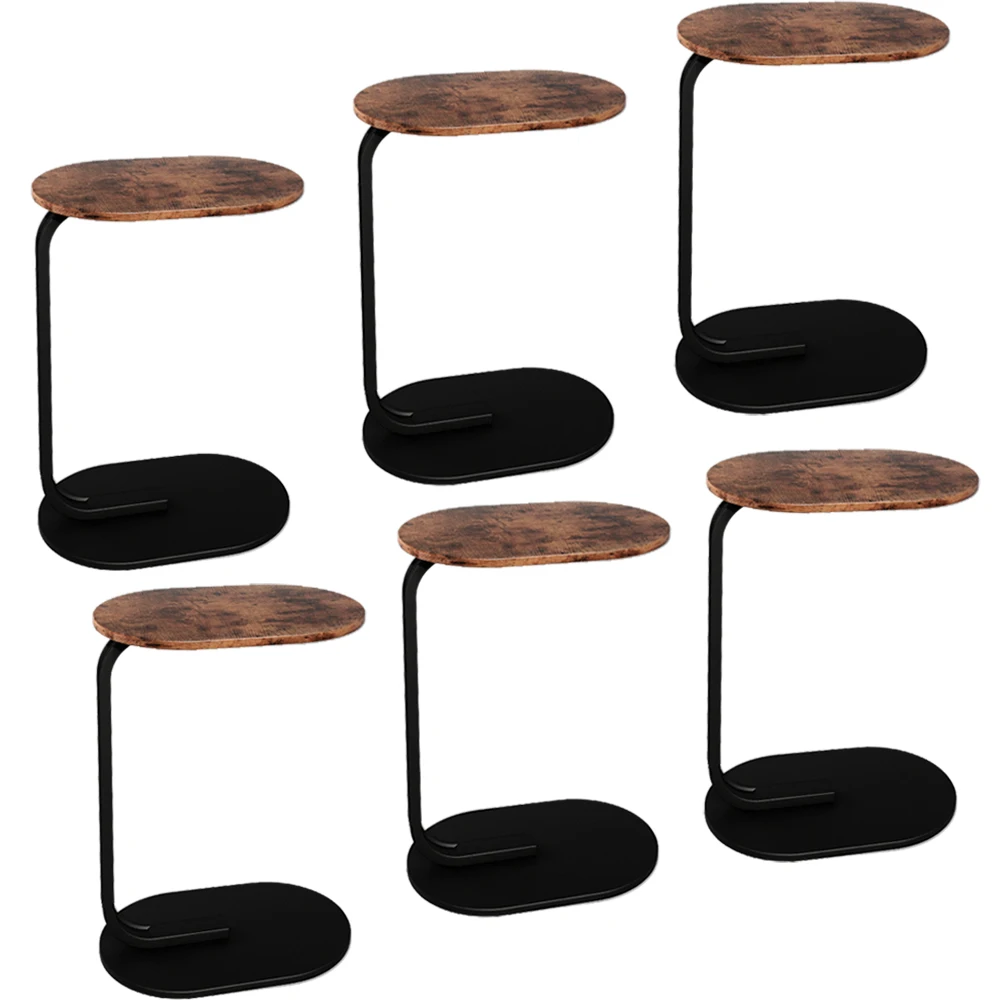 طاولة القهوة AnneFish على شكل حرف C، أريكة طاولة ج...