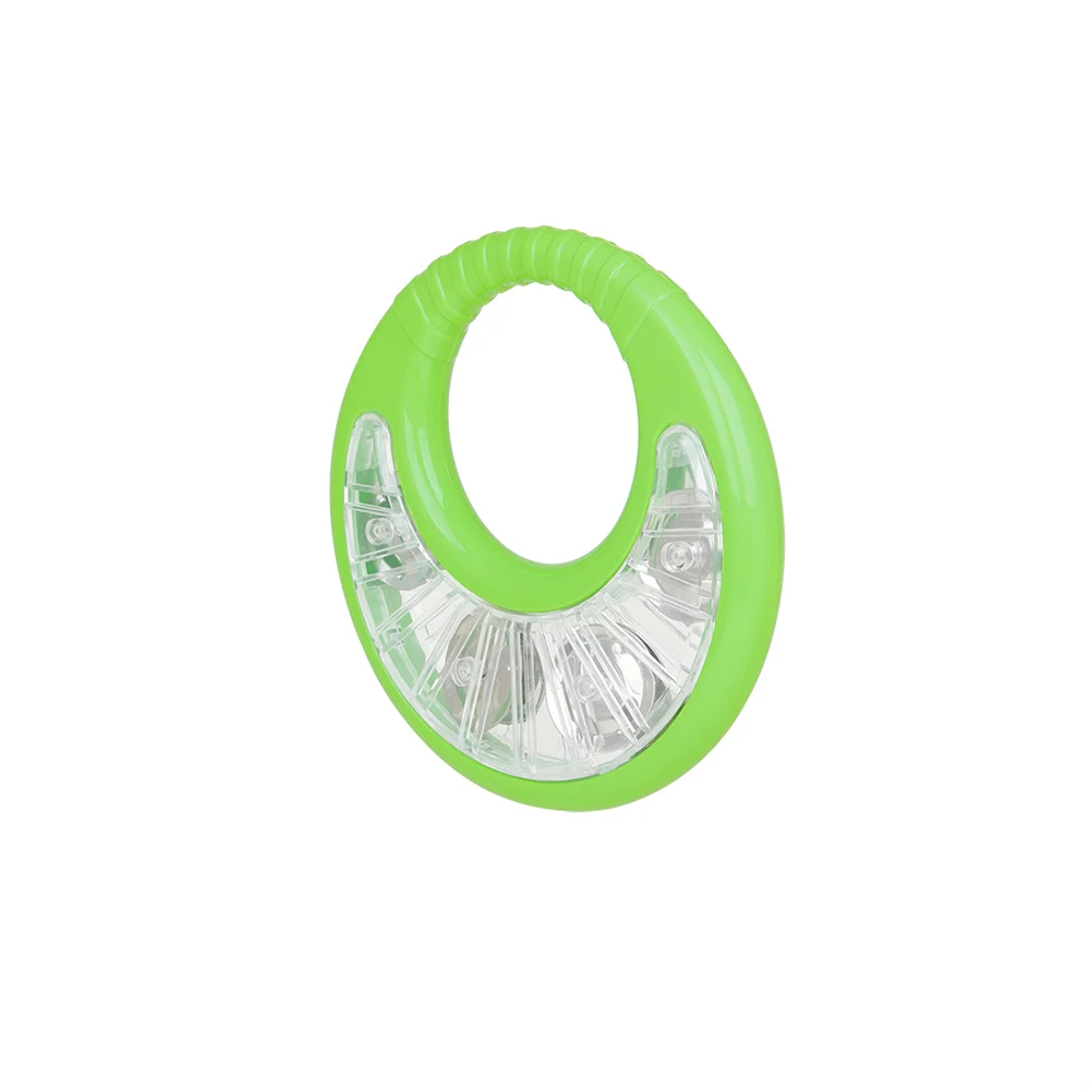 Orff Musical Instruments Wreath Tambourine Percussion Instrument for KTV Party Rattle Ball Jingle Bell Hand Drum With Cymbals