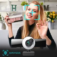 Webcam 8K 4K 2K Full HD Web Camera  USB  With Microphone Autofocu WebCamera For Youtube Live BroadcastFor PC Computer Laptop - Image 6