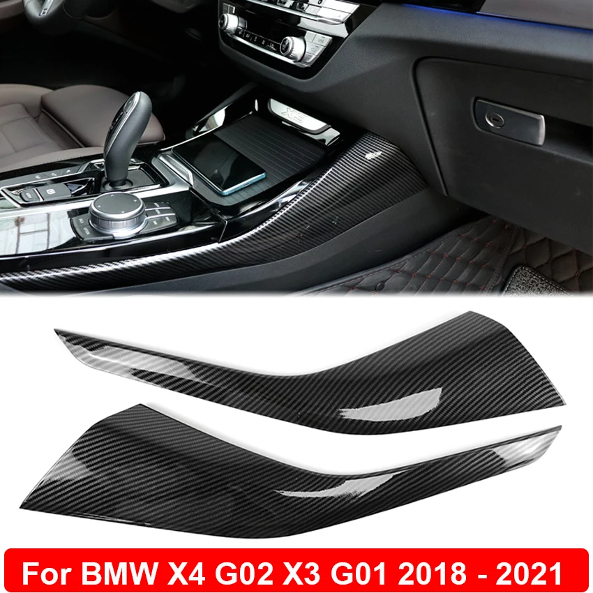 

LHD внутренняя панель привода боковая крышка для BMW X3 G01 X4 G02 2018 2019 2020 2021 декоративная отделка стикер автомобильные аксессуары
