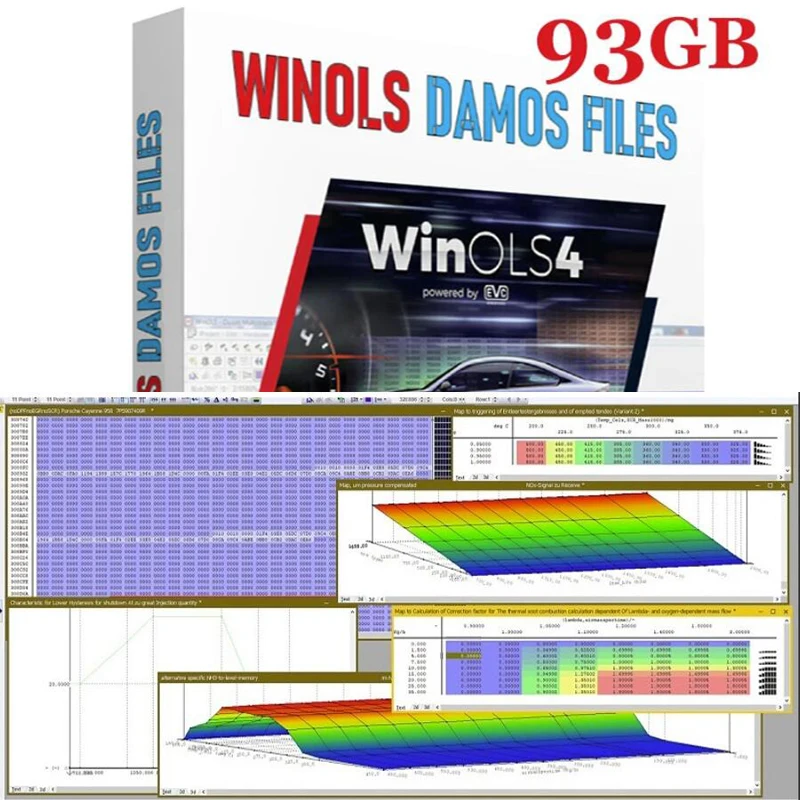 

Newest winols 4.7+ 93GB winols damos BIG PACK (NEW) 2020 2021 2022+ ECM TITANIUM 1.61 With 26000+ immo service tool v1.2 free he