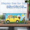 Acrylic display box for lego 10271 display case for  Fiat 500 building block dustproof clear  model car storage box 35x16x15cm 1