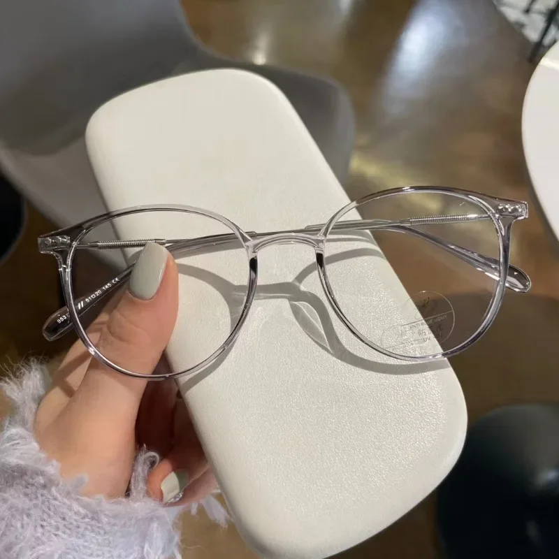 Vintage Round Blue Light Blocking Prescription Eyeglasses