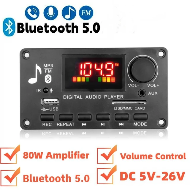 Top Handsfree DC 5V 18V MP3 Decoder Board 50W Amplifier Bluetooth