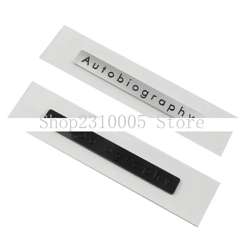 

Новинка 2023 авторская эмблема из АБС-пластика для письма шрифтов для автостайлинга Range Rover, наклейка с логотипом для багажника, черная, серебристая