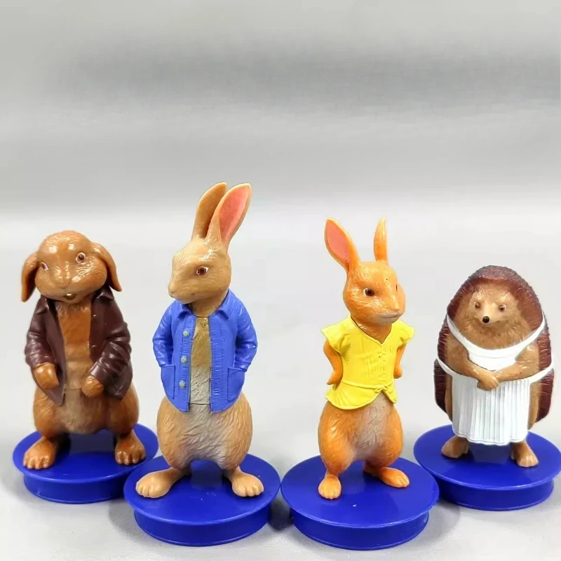 Peter Rabbits Benjami Lily Action Figures Cartoon Rabbit Model Toys ...