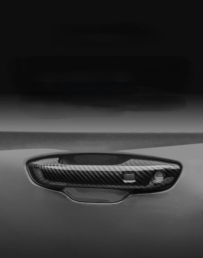 

Suitable For BYD Song Plus DMI EV 2021 Carbon Fiber Pattern Door Handle Sticker