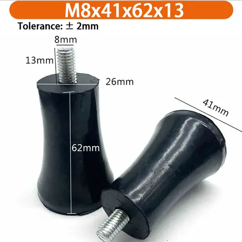 M6 M8 M10 Rubber Adjustable Feet Pad Feet Pad With Screw Table Chair Balck Leveling Foot Pad Furniture Leg Anti-shock Protection - Image 60