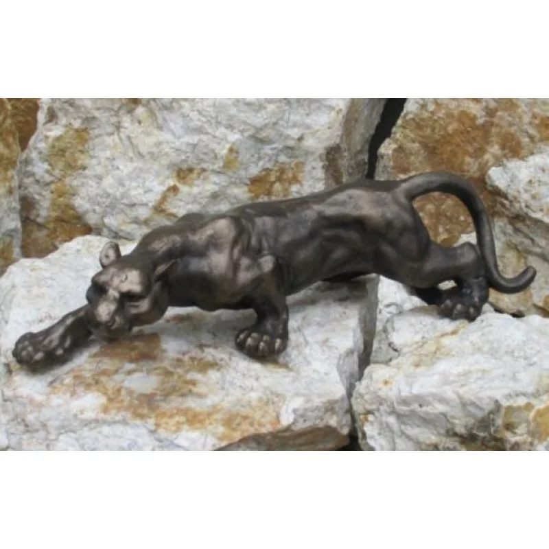 

Figurine Panther large Cat Tiger Puma Leopard Jaguar Sculpture Bronze Cast iron