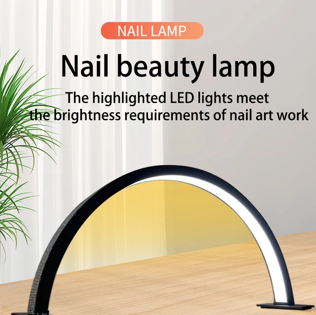 LED Desk Lamp Beauty Salon Nail Salon Moonlight for Artists Reading 