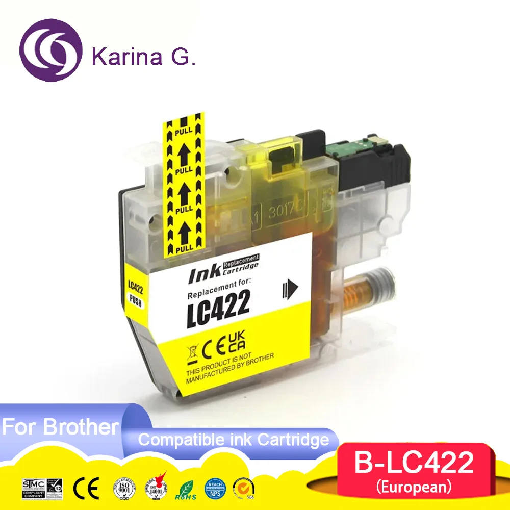 Standard capacity LC422 422 Compatible Ink Cartridge For MFC-J5340DW MFC-J5345D