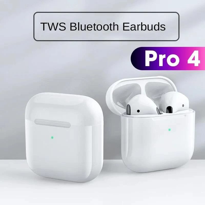 Original Pro 4 TWS Wireless Headphones Earphone Bluetooth-compatible 5.3 Waterproof Headset with Mic for Xiaomi iPhone Earbuds 5