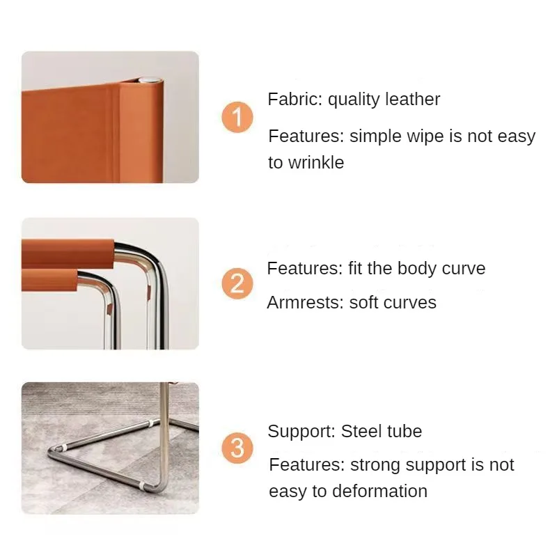 Nordic Living Room Chairs Modern Armchairs Comfortable Relaxing Folding Chair Balcony Backrest Chair Terrace Furniture for Room