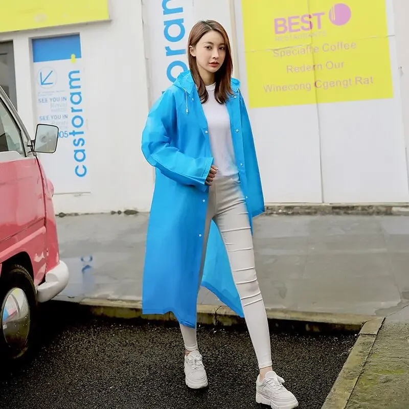 Raincoat poncho Waterproof Adult Travel Fashion Outdoor Portable Lightweight Reusable Poncho Rainwear Supplies