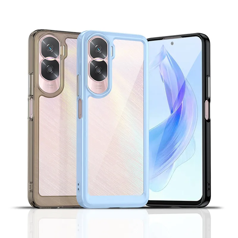 Per Honor 90 Lite Custodia Honor 90 Lite Cover Muticolor Shell Antiurto Silicone Tpu Pc Cover Posteriore Protettiva Per Telefono Honor 90 Lite