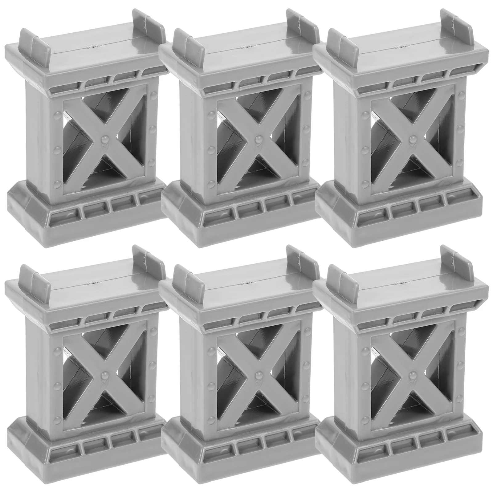 

Plastic Train Bridge Model Multi Level Support Risers Train Track Tunnel Bridge Cross Railway Toys Truss Model Train