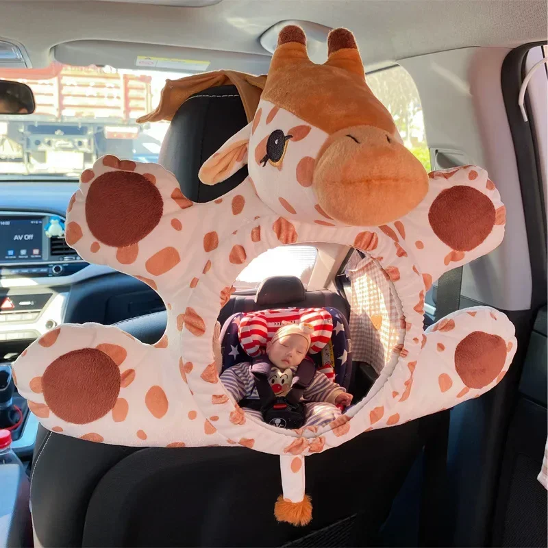Adjustable Baby Car Mirror Safety Seat Mirror Rear Facing Car Seat Wide Crystal Clear View Shatterproof Kids Monitor