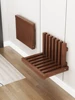 Wall-mounted shoe changing stool, bathroom folding seat, kitchen invisible solid wood stool, entrance door shoe changing chair 1