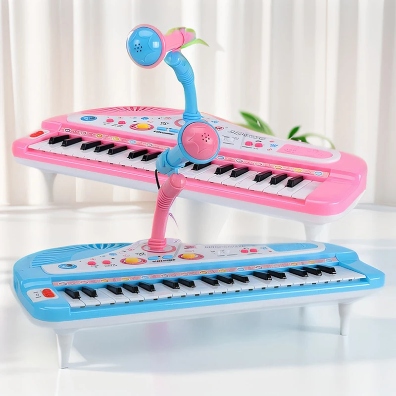 37 Keys Piano Keyboard Electronic Digital Piano With Built-in Speaker Microphone Portable Beginners Keyboard Kids Electric