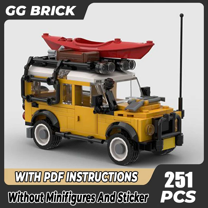 

Moc Building Bricks Mini Defender 110 Car Model Technology Modular City Car Blocks Construstion Toy DIY Set Assembly Gifts