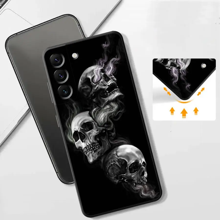 Grim Reaper Skull Phone Case - Sleek and Protective Design