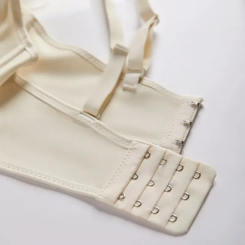 Small bust bra with adjustable straps and fuller-looking push-up shape