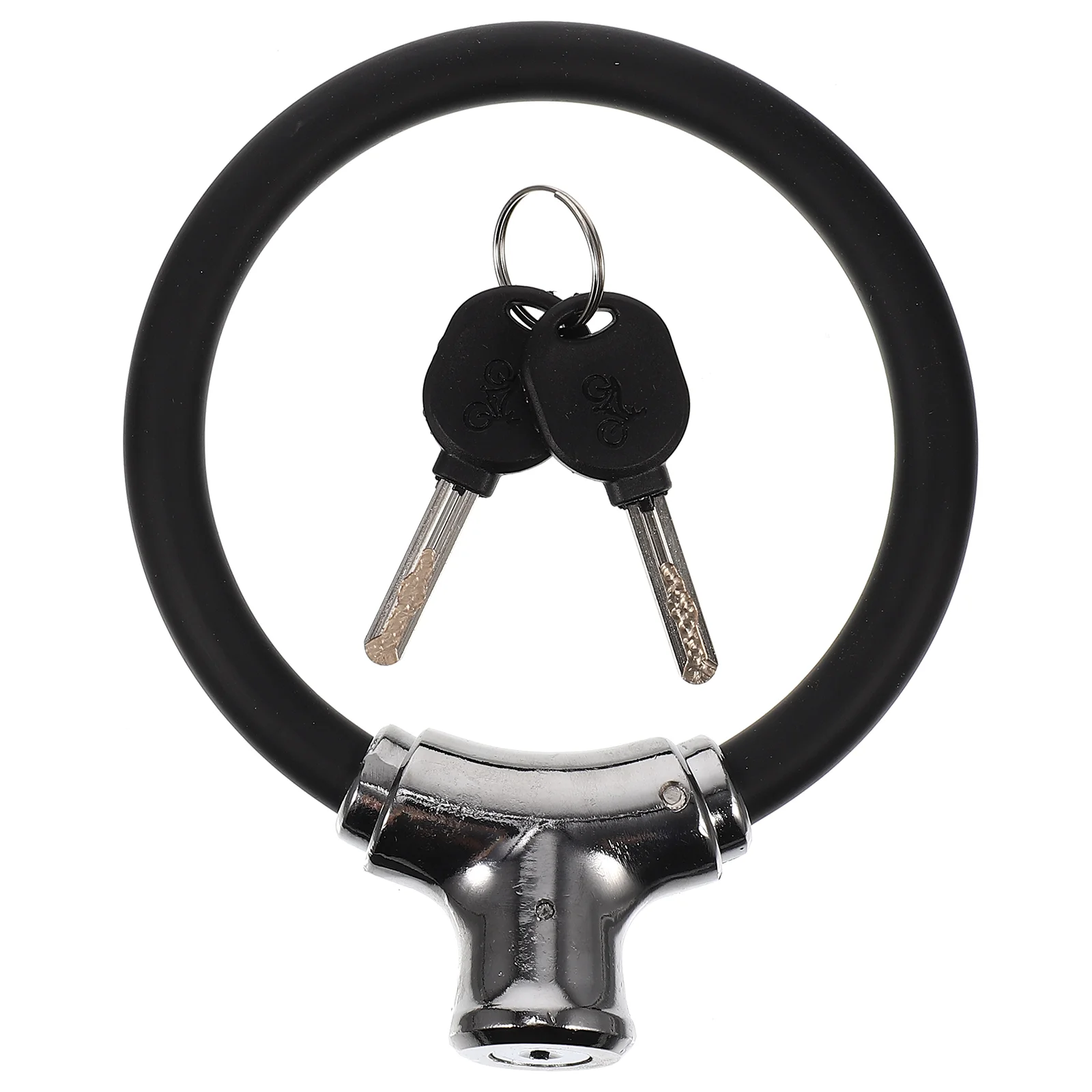 

Bicycle Lock Anti-theft Bike Outdoor Cycling Major with Keys Chain for Metal Waterproof