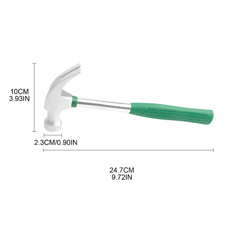 M6CF Mini Hammer  Claw Hammer Ergonomic Handle Small Portable Home Tool Woodworking Hand Tools Multifunctional Vehicle 6