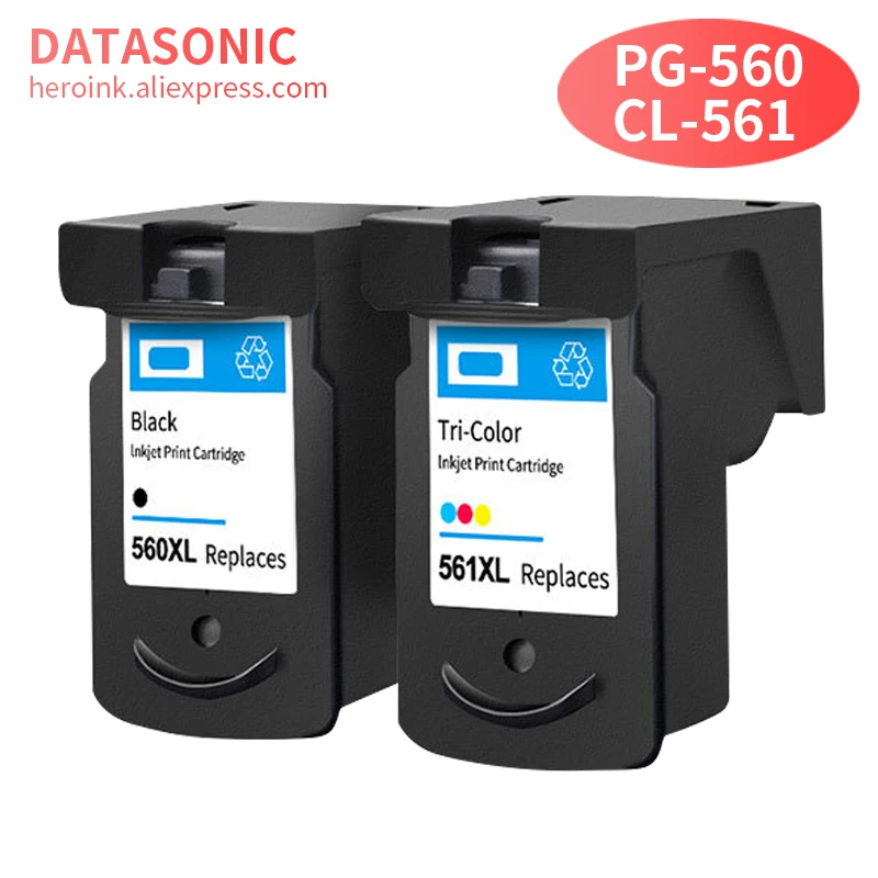 Inteligente Cartucho Kit de Recarga de Cartuchos de Tinta para Canon pg 560 Cl560 Ts7450 Ts7451 ts 7450 Ts5350 Ts5351 Ts5352 Ts5353 Pg560 Cl-561