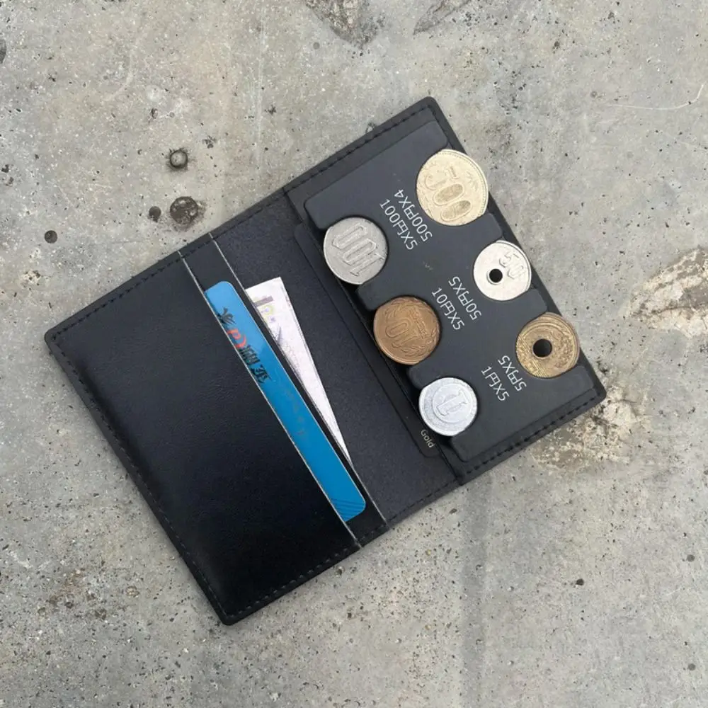 Plastic Purse Wallets Portable Multiposition Coin Collection Purse Clip Money Bag Japanese Style Portable Coin Pocket coin purse coin wallet change bag