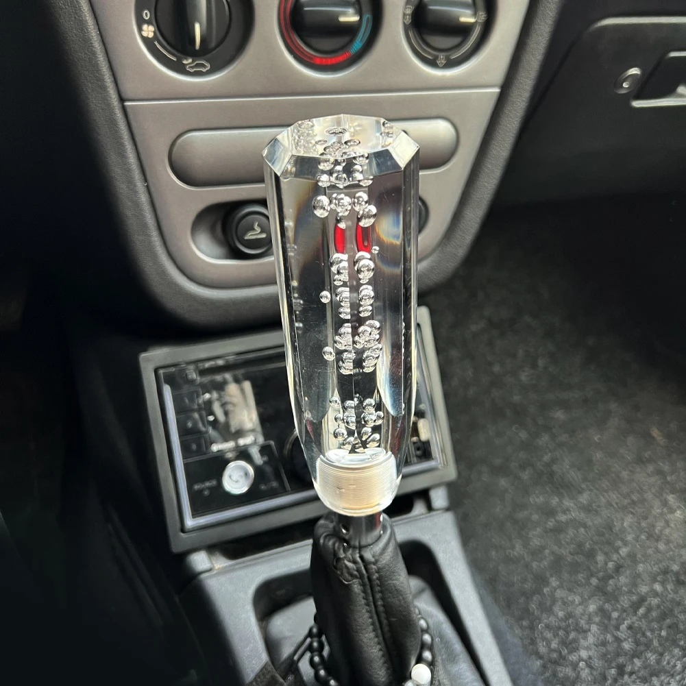 Pommeau De Levier De Vitesse En Alliage Aluminium - Universel 18cm, Design Sportif Pour Voiture Manuelle