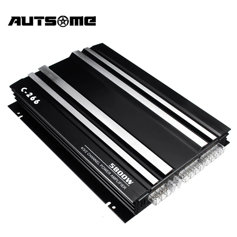 

5800 Watt 4 Channel 12V Car Amplifer Car Audio Power Amplifier Car Audio Amplifier for Cars Amplifier Subwoofer