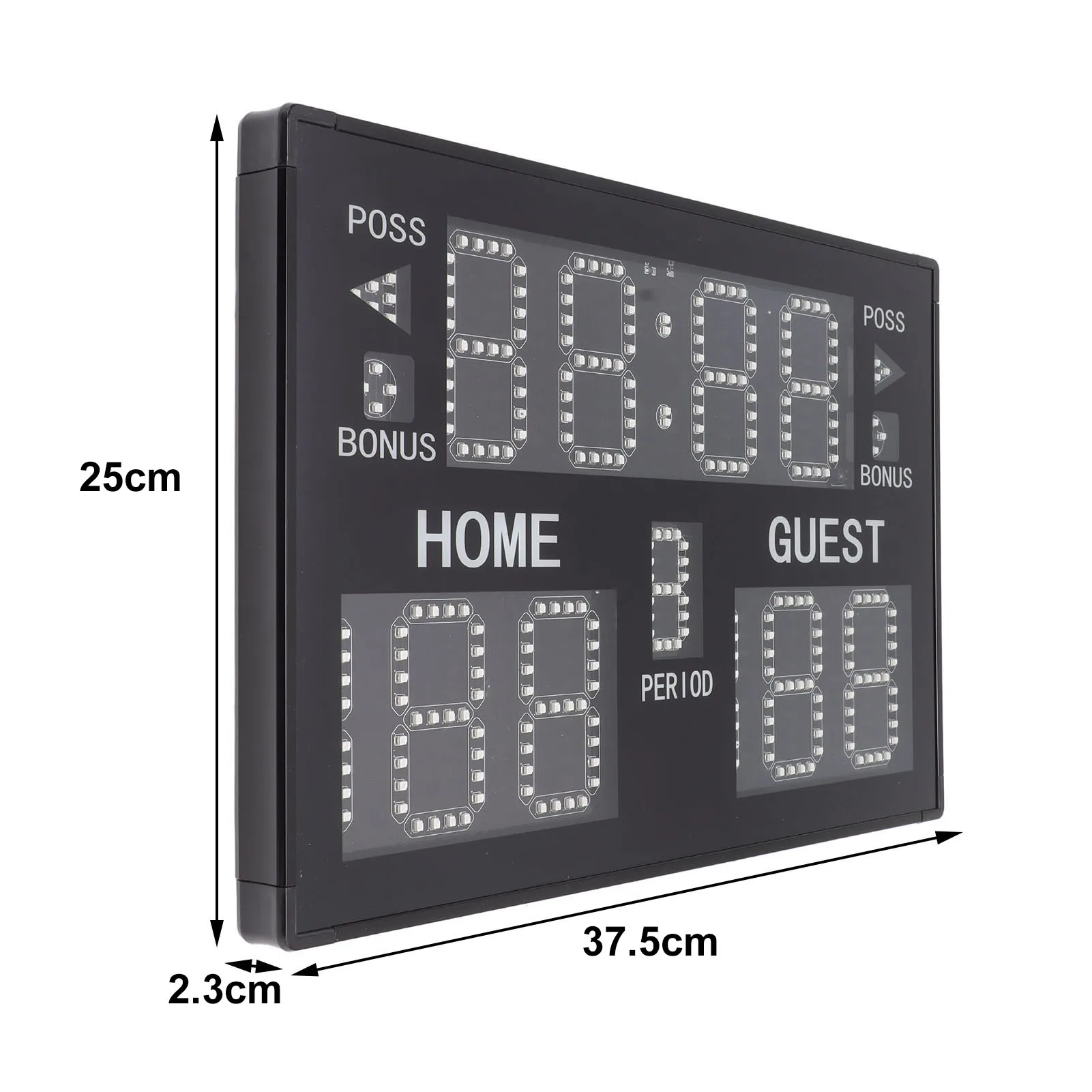 Sports Scoreboard Indoor Tabletop Electronic 11 Digit LED Multisport for Match Training GA30B Basketball Court Equipment