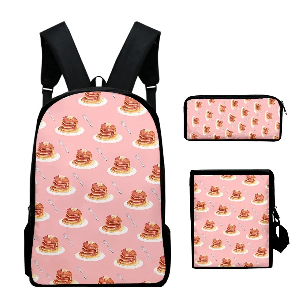 3d print backpack for school, 3pcs/set, laptop bag, backpack, backpack, shoulder bag, case, harajuku, popular, cool, cartoon,