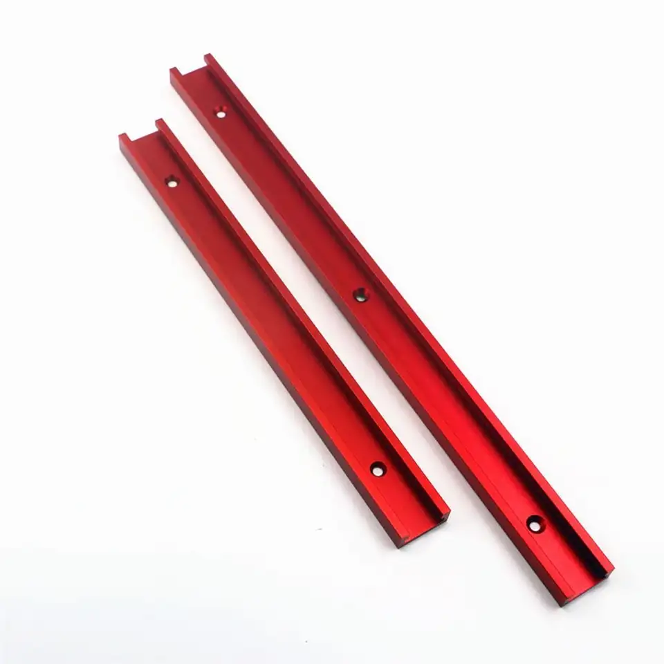 1Pcs Slide Guide Rail T-Track Aluminium Alloy 300-600mm T-Slot Track T Slider Fixture Slot Slide 19 Type 19x9.5mm image 2