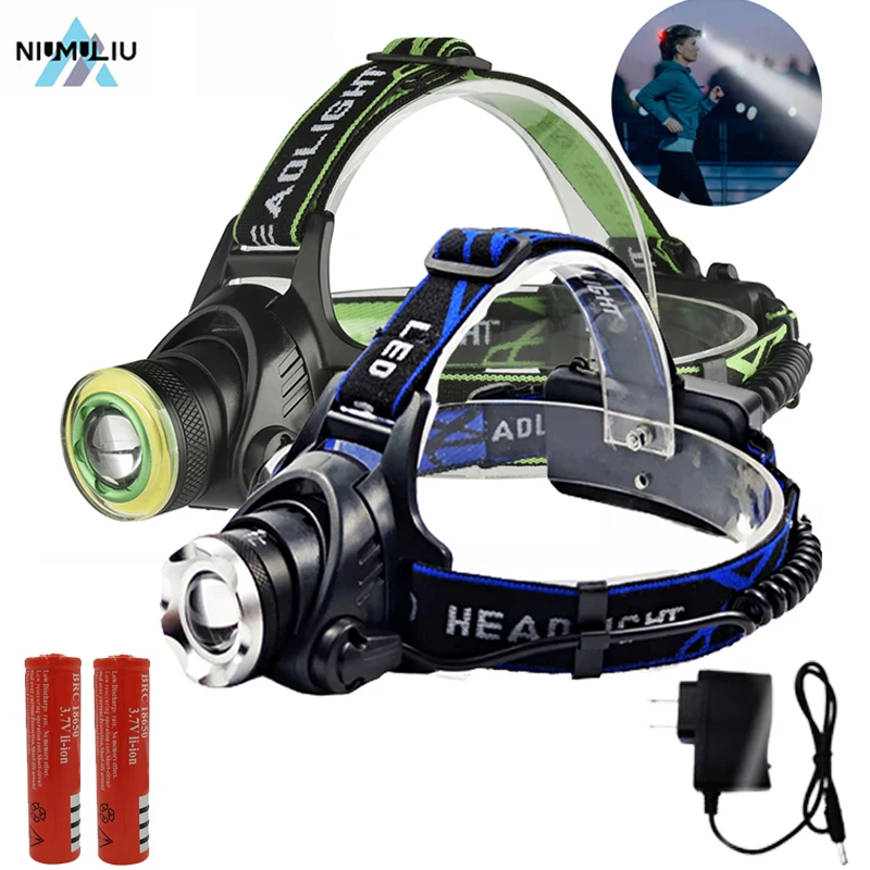 

C3 Camping lantern Powerful Headlamp Led Headlamp 18650 Zoom Head Lights Forehead Headlights Rechargeable Torch Fishing Light