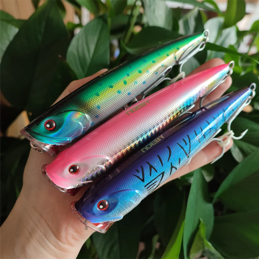 

Noeby 140 мм 40 г NBL9069 Popper твердая приманка для рыбалки Topwater плавающие искусственные приманки для рыбалки, морской окунь