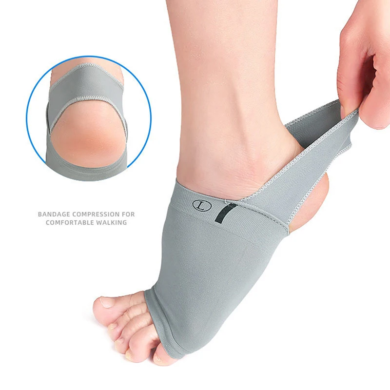 

1Pair Foot Insoles Arch Support Heel Flat Feet Fallen Arch Pain Help Plantar Fasciitis