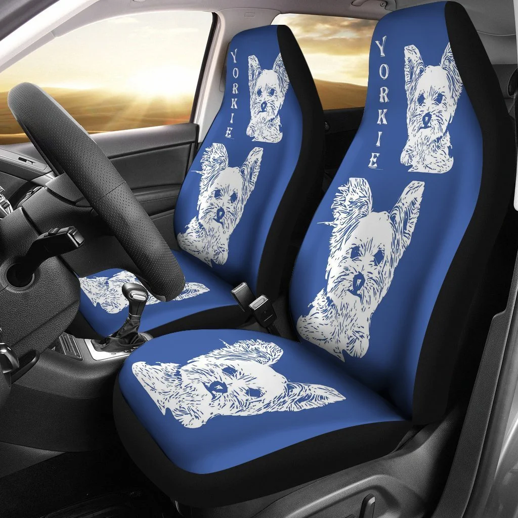

Yorkie Dog Print Car Seat Covers Car Accessories Seat Cover